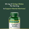 Nature's Bounty Ginkgo Biloba, Supports Healthy Brain Function, Herbal