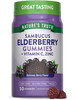 Nature's Truth Black Elderberry Gummies - 50 Vegan Gummies
