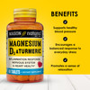 MASON NATURAL Magnesium & Vitamin D3 with Turmeric, 60 Day Supply Dietary