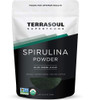 Terrasoul Superfoods Organic Spirulina Powder, 6 Oz, Vegan Protein, Green