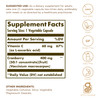 Solgar Cranberry with Vitamin C - 60 Vegetable Capsules