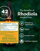 Herb Pharm Certified Organic Rhodiola Root Extract for Energy, Endurance