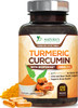 Turmeric Curcumin Supplement 95% Curcuminoids 1950mg with Organic Turmeric &