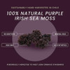 USDA Organic Irish Sea Moss - Wildcrafted Chondrus Crispus (Purple)