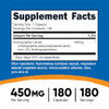 Nutricost Andrographis Extract 450mg, 180 Vegetarian Capsules