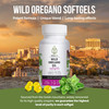 Teliaoils Wild Oregano Oil Softgels, Oregano Oil Capsules, Wild-Harvested