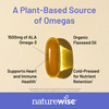 NatureWise Flaxseed Oil 3000 mg, Fish Free Omega 3 with 1500 mg ALA, Dietary