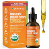 USDA Organic Turmeric Liquid Drops with Black Pepper