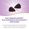 Natures Way Sambucus Zero Sugar Immune Gummies, Daily Immune Support*, Black