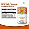 Organic Veda Triphala Powder with Amla, Haritaki, Bibhitaki Fruits