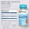 SOLARAY D-Mannose with CranActin Cranberry Supplement 400mg, Urinary Tract