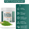 Teaveli Organic Barley Grass Juice Powder- Raw, Utah Grown Barley Grass Juice