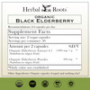 Herbal Roots Organic Black Elderberry Capsules