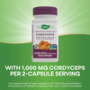Nature's Way Cordyceps Premium Herbal - 1,000 mg Per 2-Capsule Serving