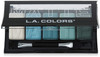 L.A. COLORS 5 Color Matte Eyeshadow Palette, Teal Argyle CEM477