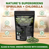 Go Nutra Organic Spirulina Chlorella Tablets 50/50 Blend