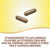 Nature's Way Premium Extract Ginkgo, Memory and Concentration*, 120 Capsules