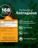 Herb Pharm Certified Organic Astragalus Liquid Extract for Immune System Support