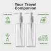 100ml 3pcd PET Plastic Lotion BottlePump Bottle Makeup Remover Oil Bottle for Cosmetics, Body Lotion & Moisturizer
