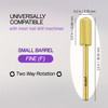 PANA 3/32" Shank Size Smooth Top Small Barrel Carbide - Nail Drill Bit for Dremel Machine Manicure Pedicure Nail Salon Tools Gel Polish & Acrylics Re