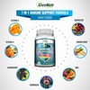 GreeNatr Immune Support Supplement with Vitamin C, D3, Zinc 50mg, Quercetin
