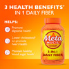 Metamucil Psyllium Husk Fiber Supplement, 3-in-1 for Digestive Health, Plant