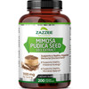 Zazzee Mimosa Pudica Seed 10:1 Extract, 200 Vegan Capsules, 1100 mg, 3+ Month