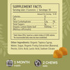 HERBAMAMA Lemon Balm Calming Gummies - 1500mg Lemon Balm Leaf for Relaxation