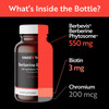 INNERTHERA Berberine, 550 mg Patented Berbevis Berberine Phytosome Plus Biotin