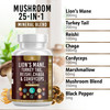 Health Heals Mushroom Supplement with Lion's Mane Turkey Tail Reishi Cordyceps