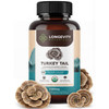 Organic Turkey Tail Mushroom Capsules Supplement (240)
