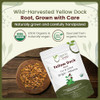 Organic Way Yellow Dock Root Cut & Sifted (Rumex Crispus)