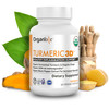 Organixx USDA Organic Turmeric Curcumin Supplement with Ashwagandha, Vitamin D