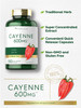 Carlyle Cayenne Pepper Capsules | 350 Pills | Non-GMO, Gluten Free Supplement