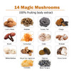 14 Mushrooms Supplement 120 Capsules