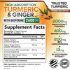 Turmeric Curcumin Supplement 2600mg