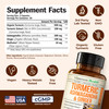 Ashwagandha Organic Turmeric Curcumin Supplement with Ginger Root & Black Pepper