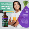 Lemongrass Tincture, Organic Lemongrass Extract (Cymbopogon Citratus) Herbal