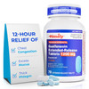 TIME-Cap Labs Guaifenesin 1200mg Extended Release, Maximum Strength Mucus Relief
