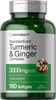 Horbäach Turmeric and Ginger Supplement - 180 Softgel Pills