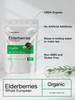 Horbäach Elderberries Dried Organic - 1 lb Bulk Bag
