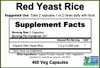 GreenPacks Organic Red Yeast Rice, 1200 mg. per Serving (600 mg. per Capsule)