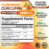 Turmeric Curcumin Supplement 95% Curcuminoids 1950mg with Organic Turmeric &
