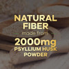 Psyllium Husk Fiber Supplement 2000mg - Extra Strength Psyllium Fiber Powder