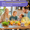 Sugar-Free Elderberry Gummies with Vitamin C & Zinc for Adults and Kids, Immune