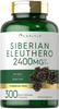 Carlyle Siberian Eleuthero - 300 Capsules - Non-GMO and Gluten Free Formula