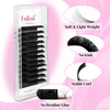 FADLASH Eyelash Extensions D Curl 0.07 15-20mm Mixed Tray Easy Fan Lash Extensions Volume Lashes 2D-10D Self Fanning Lash Extensions (0.07-D, 15-20mm