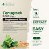 Purely Holistic Fenugreek Capsules 3600mg - 365 Vegan Capsules