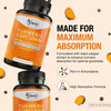 Pure By Nature Turmeric Curcumin with Black Pepper Extract 10 mg Capsules, 1200