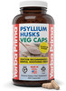 Yerba Prima Psyllium Husks Veg Caps, 400 Capsules (625mg)